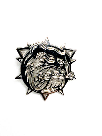 Bulldogs Pin - silver