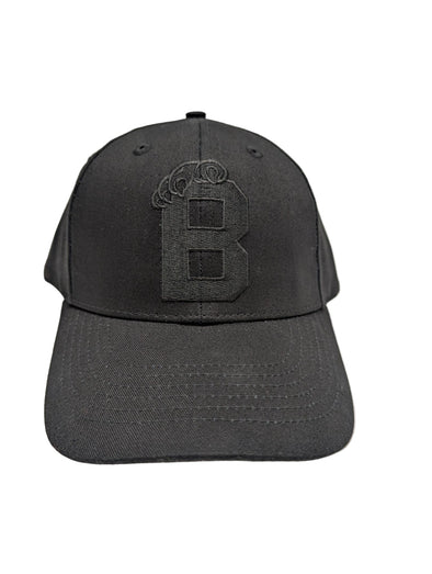 B Black Out 6-Panel Cap