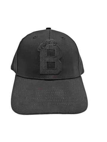 B Black Out 6-Panel Cap
