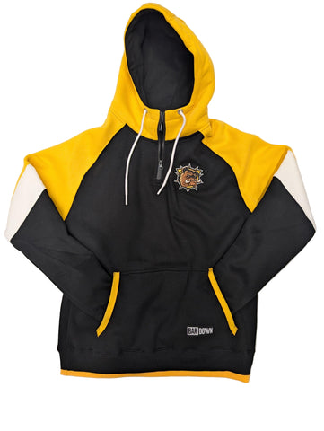 Colour Block Zip Streetwear Hoodie - Adult