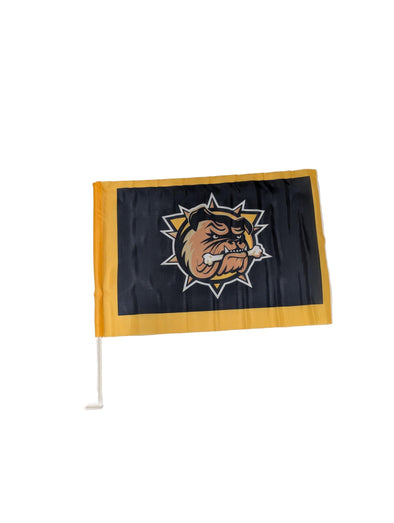 Brantford Bulldogs Car Window Flag