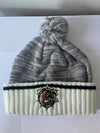 Bardown Grey & White Pom Toque