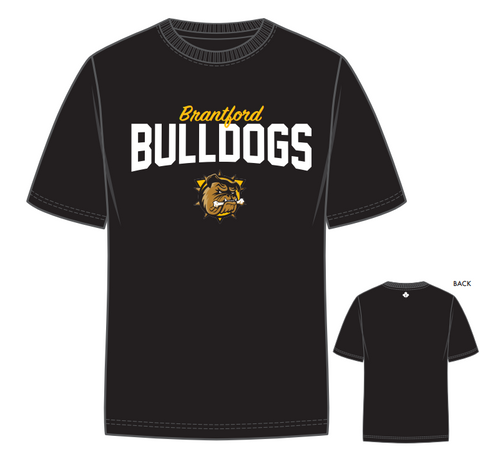 Brantford Bulldogs Basic Black T - B-Clutch