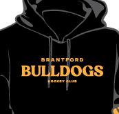 Bulldogs Black Kanga Hockey Club Hoodie