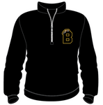 1/4 Zip "B" Left Chest Logo