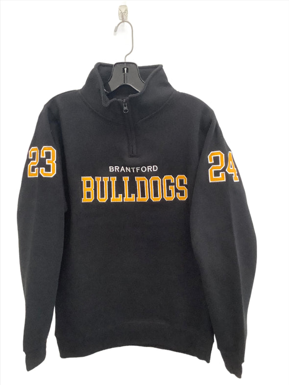 23-24 Brantford Bulldogs Black Quarter -Zip