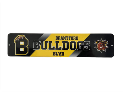 Brantford Bulldogs Street Sign