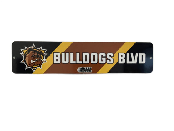 Bulldogs Blvd Street Sign