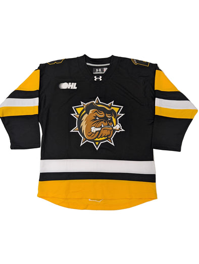 Off Ice Authentic Under Armour Jersey Black