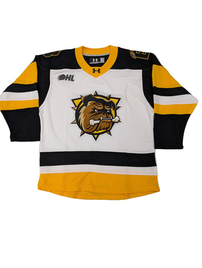Off Ice Authentic Under Armour Jersey White