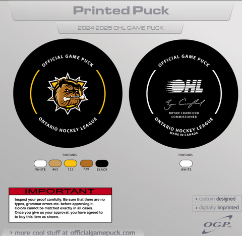 Official Game Puck 25/26