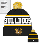 Bulldogs BLACK Pom Toque - B Clutch