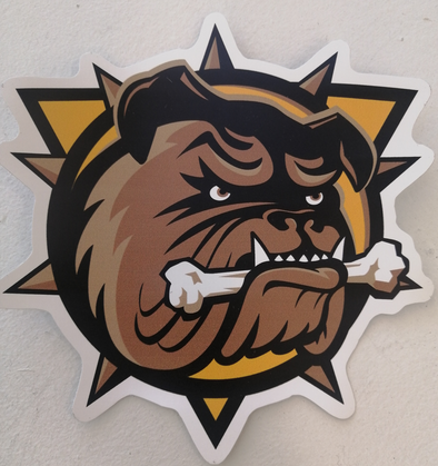 Brantford Bulldogs Primary Vinyl Bumper Sticker