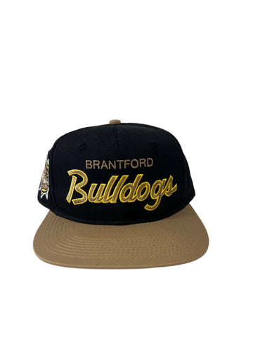 Brown Script Snapback