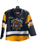 CCM Replica Black Bulldog YOUTH Jersey Black OR White