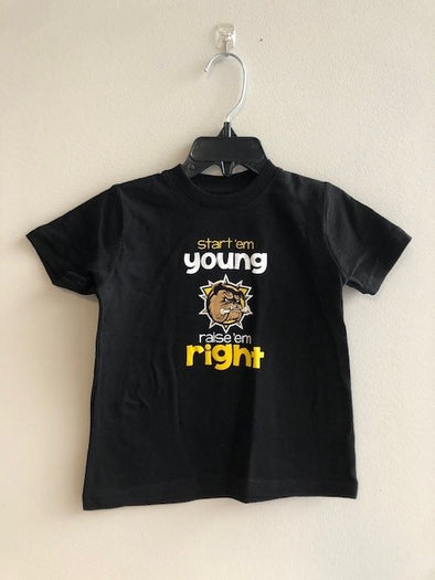 START 'EM YOUNG RAISE 'EM RIGHT, TODDLER T, BLACK