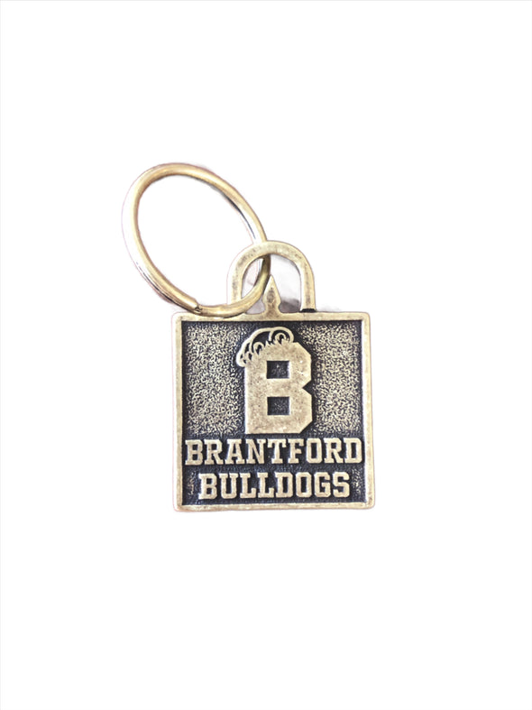 Brass Keychain - Brantford Bulldogs, 22-23