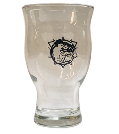 16oz Craft Beer Glass, Tradish BLACK logo