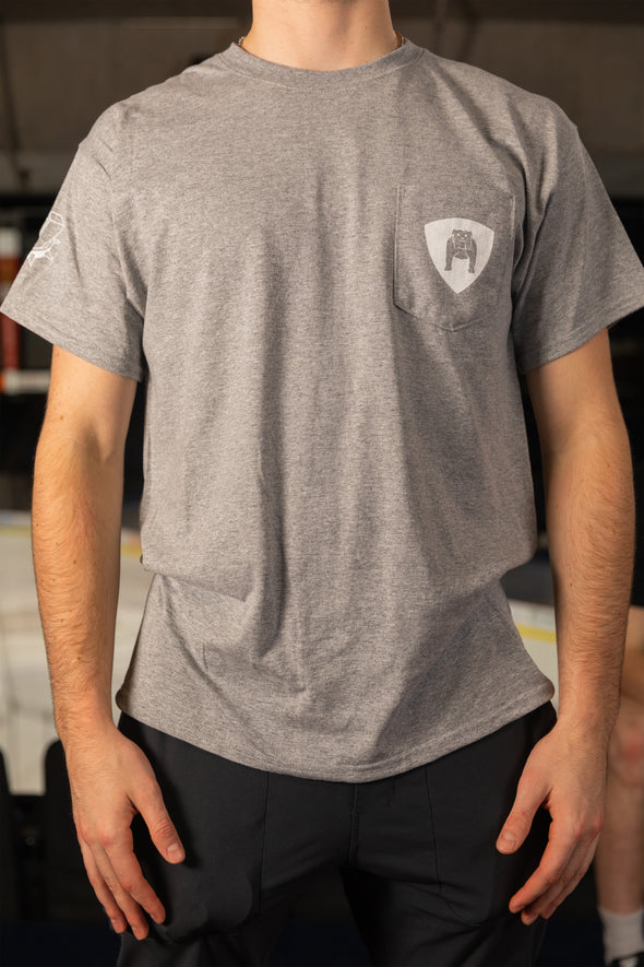 Graphic Small Pocket Logo (Grey) T-shirt