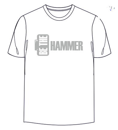 HAMILTON - Be The Hammer, WHITE T-shirt, 21-22
